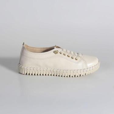 Imagem de Tênis Casual Bottero Couro 374102 Off White, Off white, 0010, 35