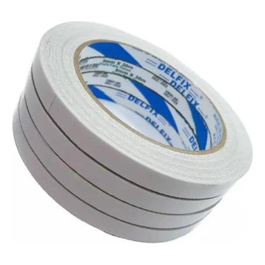 Imagem de Fita Adesiva Dupla Face Delfix 9Mm X 30 Metros - 2 Rolos