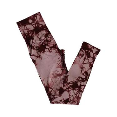 Imagem de Leggings De Ginástica Sem Costura Tie Dye Para Mulheres, Calças Elásti