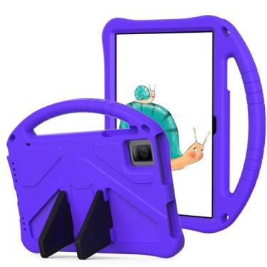 Imagem de Tading Capa infantil para tablet Revvl Tab 5g, capa protetora de espuma EVA adequada para crianças para tablet T-Mobile REVVL Tab 5G (2023) 10,36 polegadas - roxo