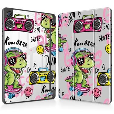 Imagem de Mektron Capa para Samsung Galaxy Tab A9+/A9 Plus 11 polegadas modelo 2024 (SM-X210/X216/X218) com suporte para caneta S, capa fina transparente + suporte de três dobras + despertar/hibernar