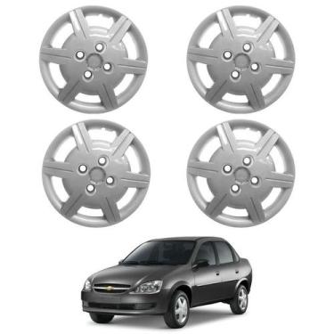 Imagem de Jogo Calota GM Corsa Classic Aro 13 2012 até 2015 Cubo Baixo - Grid Ca