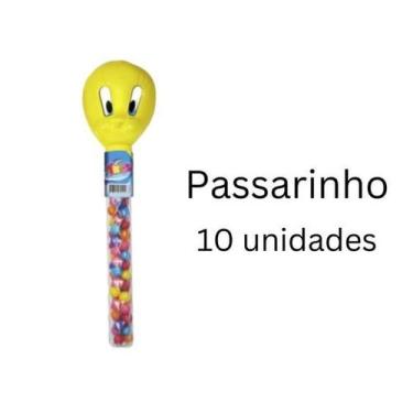 Imagem de Combo de 10 Balinhas para Crianças com Brinquedo Piu Piu - Tecs