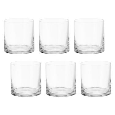 Imagem de Copo Baixo De Cristal Bohemia Para Whisky 410 ml Larus 6 Peças