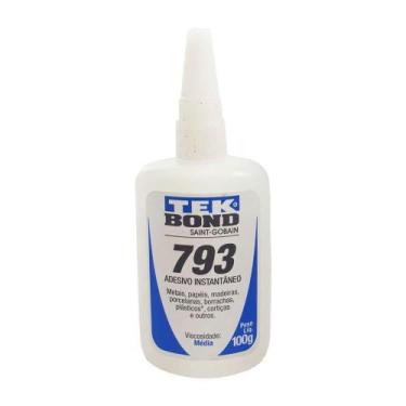 Imagem de Cola Adesivo Instantânea 100g Tek Bond 793