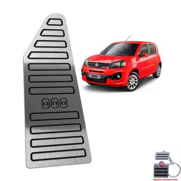 Imagem de Descanso De Pé Em Aço Inox Uno 2013 A 2020 4 Portas Preto