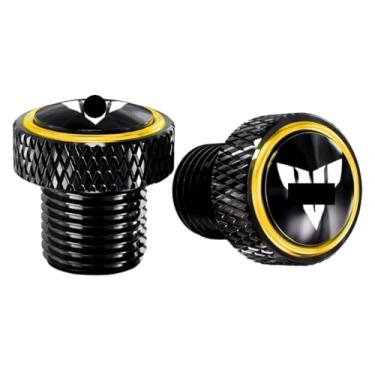 Imagem de BYYINGSUS Compatível com MT07 MT09 MT10 MT15 MT 07 09 10 SP FZ09 FZ07 Acessórios de motocicleta M10*1,25 Tampa dos parafusos dos plugues do orifício do espelho traseiro (ouro-MT)