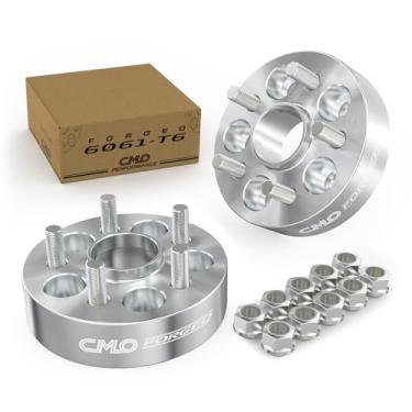 Imagem de 2 peças de cubo centralizado de 38 mm de 1,5 polegadas com espaçadores de roda de lábio padrão de parafuso 5 x 114,3 furo central 64,1 mm compatível com RSX RL CL TL Prelude CRV CR-Z Integra Type-R MDx Pilot S2000 NSx Accord Element TSx