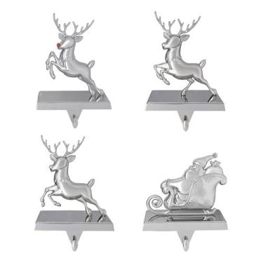 Imagem de Conjunto de porta-meias de Natal K9King Santa's Sleigh Reindeer