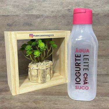 Imagem de Garrafa Eco Tupper Quadrada Plus 1 Litro para Líquidos - Tupperware