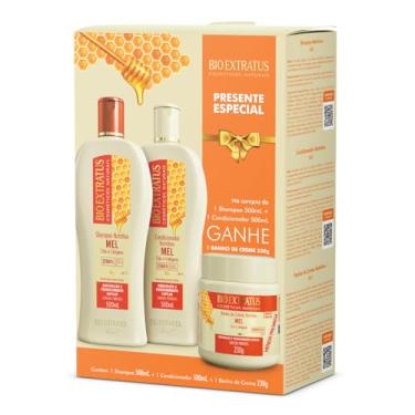 Imagem de Kit 3 Produtos Linha Mel Nutritivo Bio Extratus 500ml