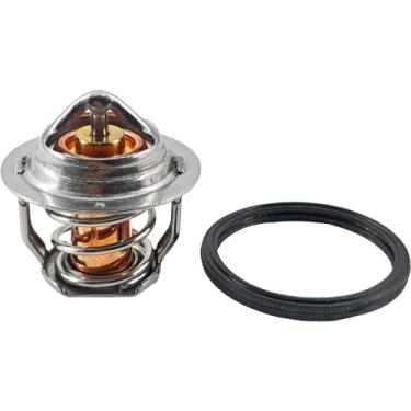 Imagem de SPJIUQI 71°C 71.1 °C 19434-73014 8987450 Termostato para motor Kubota D902 D905 D1100 D1005 D1402-DI D1102 BX1500D BX2230D KX121-2 KKKX41-38 GR2100 GR2110 GR2120 M4700 R420 R420S R520 RTV900