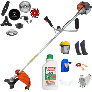 Imagem de Aparador de Grama Vulcan VP330-P 2T 33cc 1,2HP Roçadeira Com Carretel 