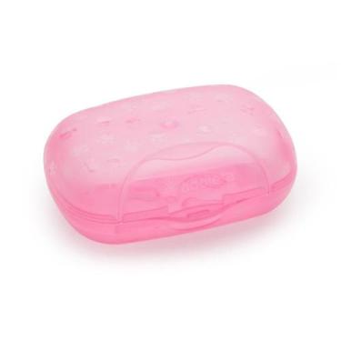 Imagem de Saboneteira de Viagem Translúcida Rosa 792 Cajovil