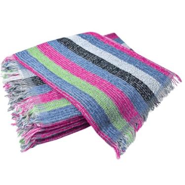 Imagem de Flabom Têxtil, Pano de Chão Limpeza Listrada 60X100-6 unidades 135g - 225g/m2 100% algodão Rodo Casa Flabom