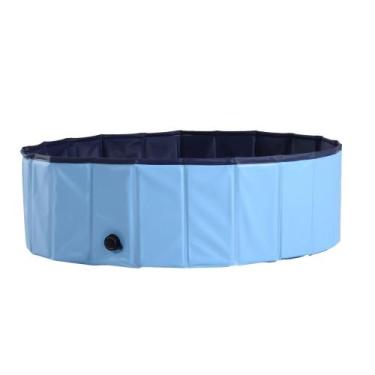 Imagem de Piscina Banheira Dobrável Pet Newpet 250 L para Cães e Gatos em PVC An