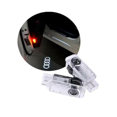 Imagem de Acessórios Audi Projetor Porta A1 A3 A4 A5 S3 S4 Q3 Q5 Tt Luz Led De C