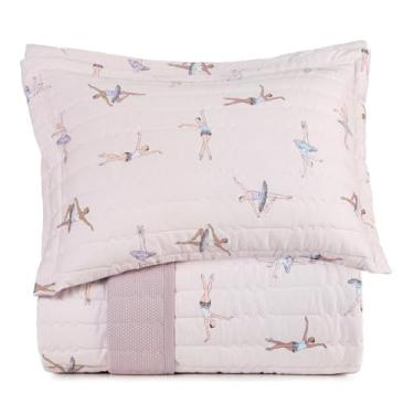 Imagem de Jogo Colcha 3pc Mundo Kids Malha antim - Doce Plié - Casal