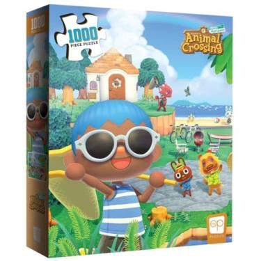 Imagem de Animal Crossing “Summer Fun” 1000 Piece Jigsaw Puzzle | Collectible Puzzle Featuring Familiar Characters from The Nintendo Switch Game | Officially Licensed Nintendo Merchandise