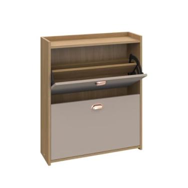 Imagem de Sapateira Closet 2 Gavetas Basculantes Organizadora 12 Pares Quarto Hall De Entrada Multiuso (Hanover/Fend)