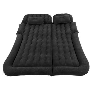 Imagem de Generic Colchão Inflável para Carro, Transforma o Banco Traseiro do Carro Em Almofada de Descanso para Cama, Adequada para SUV, Minivan ou Caminhão Com PVC, Ampla Aplicação para Passeios (Preto)