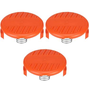 Imagem de Acessórios sobressalentes para cortador de grama tampa e mola para cortador de grama Black & Decker BESTA510, BESTA512, BEASE620, 3 peças