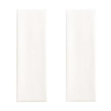 Imagem de Kit faixa de cabelo Feminina para Treino Fitness, Yoga, Corrida (Branco + Branco)