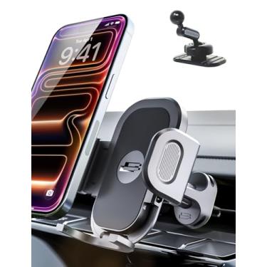 Imagem de Bracketron MagAlign Pro MagSafe – Suporte magnético de telefone para ventilação de carro, suporte de telefone para saída de ar com rotação de 360°, operação com uma mão para todos os telefones