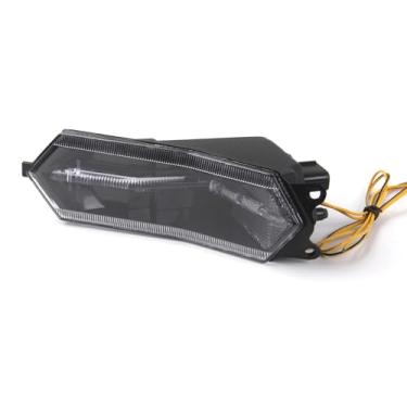 Imagem de Lanterna traseira de LED fumê Arashi para Yamaha YZF R1 2015-2016, luz traseira de freio de seta, acessórios de substituição integrados para motocicleta