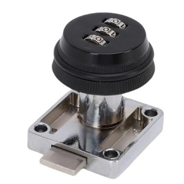 Imagem de Asixxsix Fechadura de Gabinete de Combinação, Trava Codificada por Senha de 3 Dígitos, Trava de Câmera de Combinação Sem Chave para Caixa de Correio de Gaveta de Arquivamento de