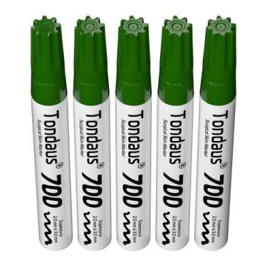 Imagem de Caneta Marcação Cirúrgica 2.0 A 3.0Mm Verde 05Un Tondaus 700