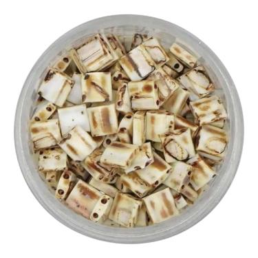 Imagem de Mack and Rex Tila Bead Mixes (Full Dirty - Picasso) – Contas Tila Completas – Cinco Tons Exuberantes de Miyuki-Crafted Beads: Granada, Cobalto, Azul-petróleo, Creme Sujo e Mussoy! – Ideal para