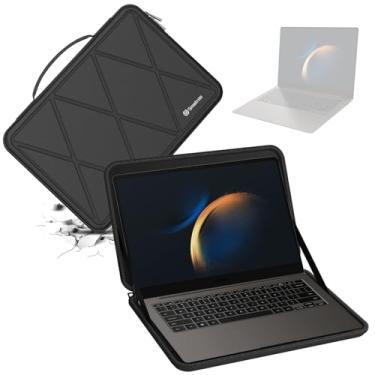 Imagem de Smatree Capa protetora rígida de EVA compatível com Samsung Galaxy Book4 Edge/2 Pro de 15,6 polegadas, Galaxy Chromebook Plus, 15-15,6 polegadas LG grama/grama Superslim OLED, capa ApoloSign NJP1561P