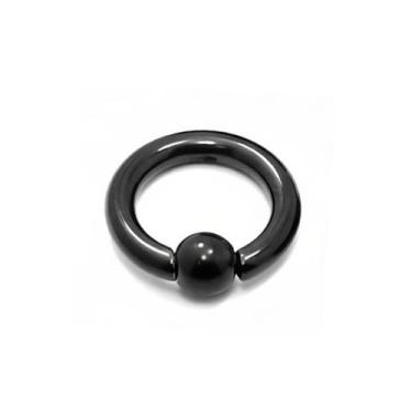 Imagem de Alargador Captive Mola Aço Cirúrgico Preto PVD - M2 Piercing, 3mm