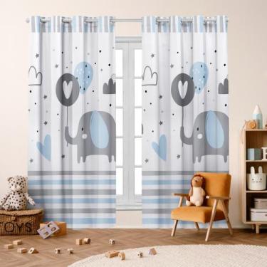 Imagem de Cortina Infantil Estampada Blackout 2,80X 2,20 para Quarto, Criança, B
