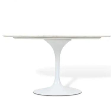 Imagem de Mesa De Jantar Saarinen Oval 190X120 Cm Laqueada Branco