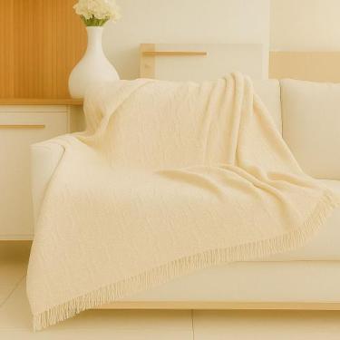 Imagem de Manta para Sofa 2 ou 3 Lugares Retrátil King 2,30x1,70m Algodão com Fr