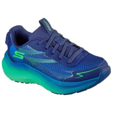 Imagem de Skechers Tênis masculino Max Cushion Ascender, Azul marinho/limão, 12 Little Kid