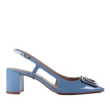 Imagem de Sapato Feminino Schutz Slingback Azul-Feminino
