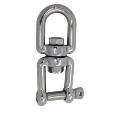 Imagem de Manilha Reta com Destorcedor 06mm Inox - Marine Importa