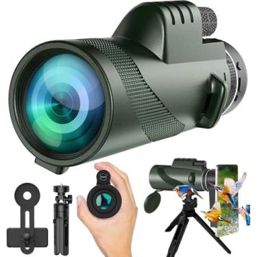 Imagem de Monóculos telescópicos 80 x 100 de alta potência para caça - KT-Green