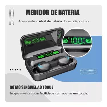 Imagem de Fone Power Bank Bluetooth Top Para X7 Pro