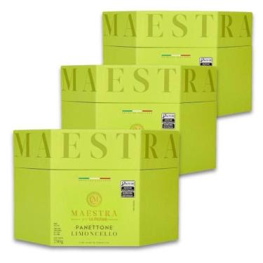 Imagem de Panettone Maestra per La Pastina Limoncello Kit 3un de 750g - 11560, M