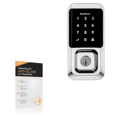 Imagem de BoxWave Protetor de tela compatível com fechadura Kwikset Halo Touchscreen - ClearTouch Anti-Glare Anti-UV Eye Care (pacote com 2), filtra a luz azul prejudicial reduz a fadiga