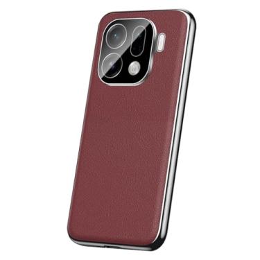 Imagem de Vermelho, X9Pro, capa FWYANZH para Oppo Find X9/X9pro, capa de telefone com borda macia à prova de choque, capa de couro com proteção de lente para câmera completa