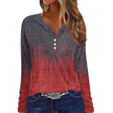 Imagem de Camisas modernas de manga comprida COTECRAM Femininas 2024 Plus Size