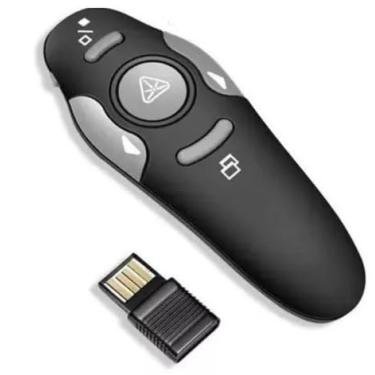 Imagem de Caneta Controle Apresentador Multimídia Passador Slides Aula Palestra Congresso Simpósio Power Point - Registrado para Q2TEK Adaptador