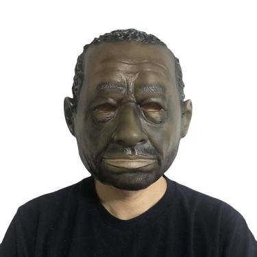 Imagem de Máscara de cosplay Máscara facial de resina realista para idosos