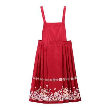 Imagem de Avental Hanfu com design de saia plissada para mulheres - yiweisai