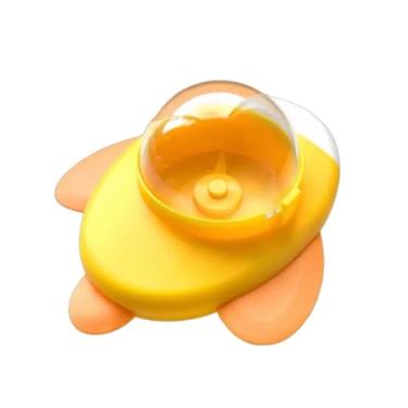 Imagem de Brinquedo de Gato Cachorro Dispositivo Quebra-Cabeça Rotativo com Vazamento Comida para Alivio do Tédio Design Educacional Alimentação Interativa Janela Transparente e Buraco Ajustável Plástico ABS Gr